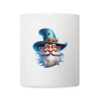 Lustiger Magier Mit Bart Fantasy RPG Shirt - Tasse - Weiß - Vorne