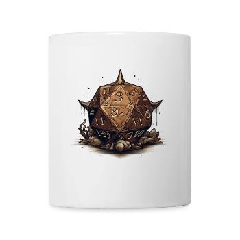 Barbarians W20 With Horns Fantasy RPG Shirt - Mug - white - Front