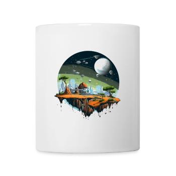 Alien Planet Space Sci Fi Shirt - Mug - white - Front