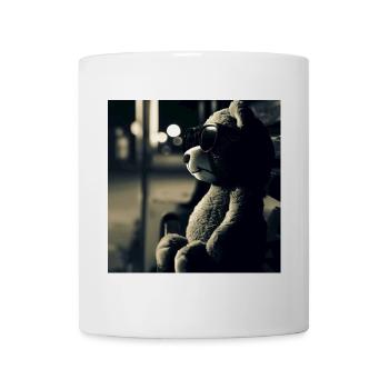 Teddy is wating - Tasse - Weiß - Vorne