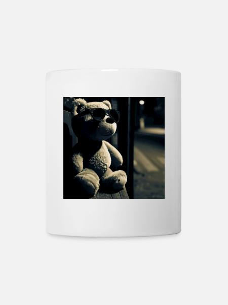 Wating Noir Teddy - Tasse - Weiß