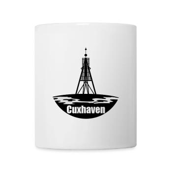 Cuxhaven Transparenz Skyline - Tasse - Weiß - Vorne