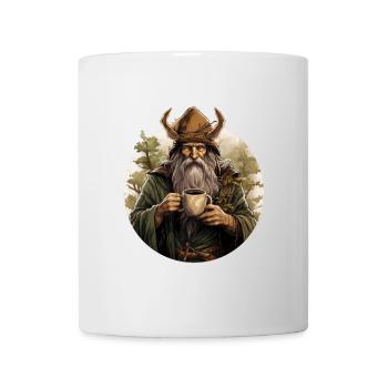 Druide avec un t-shirt fantasy RPG Coffee - Mug blanc - blanc - Devant
