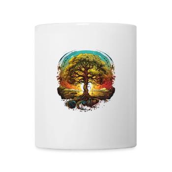 Tree of Life in the Sunset Nature Shirt - Mug - white - Front