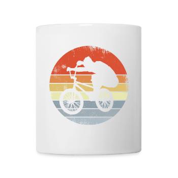 Vintage BMX rider - Mug - white - Front