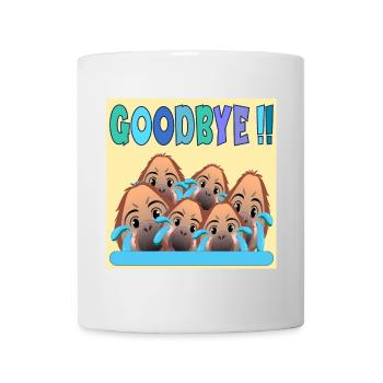 FAREWELL TEAM GOODBYE MONKEY - Mug - white - Front