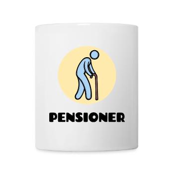Pensionär Spruch Ruhestand Lebensabend Rente - Tasse - Weiß - Vorne