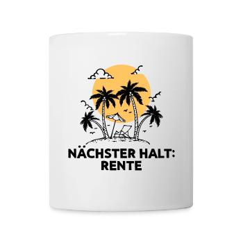 Freiheit Statement Pensionist Ruhestand Abschied - Tasse - Weiß - Vorne