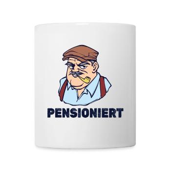 Abschied Senior Ruhestand Lebensabend Rente Spruch - Tasse - Weiß - Vorne