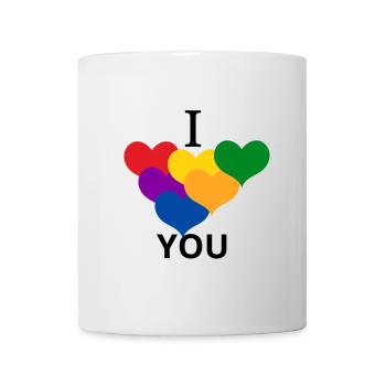LOVE YOU 1 - Mug blanc - blanc - Devant