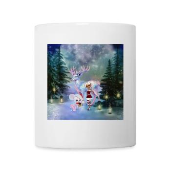 Merveilleux renne fantastique - Mug blanc - blanc - Devant