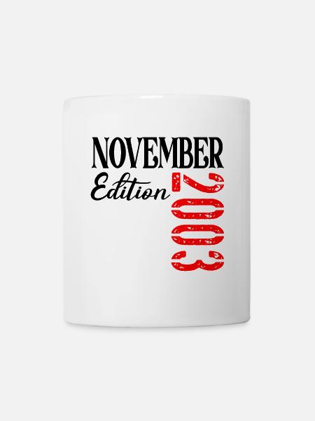 23. Geburtstag - Dreiundzwanzig Edition 2003 - Tasse - Weiß