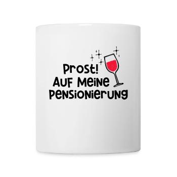 Lebensabend Abschied Senior Statement Ruhestand - Tasse - Weiß - Vorne
