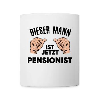 Ruhestand Statement Auszeit Senior Rente Abschied - Tasse - Weiß - Vorne