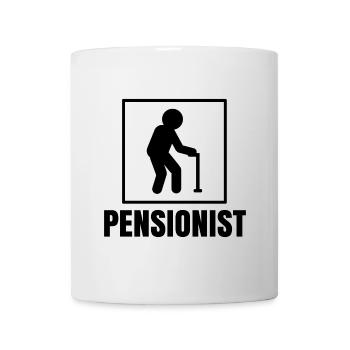 Pensionist Ruhestand Statement Lebensabend Pension - Tasse - Weiß - Vorne