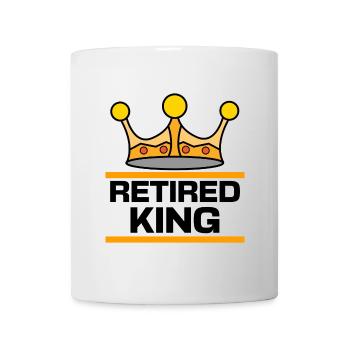 Ruhestand Pensionist Statement Senior Freiheit - Tasse - Weiß - Vorne