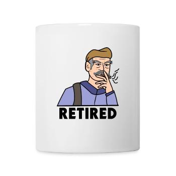 Retiree Saying Retirement Leisure Time Out Senior - Mug - white - Front