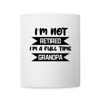 Déclaration de retraite Retraité de la profession de carrière senior - Mug blanc - blanc - Devant
