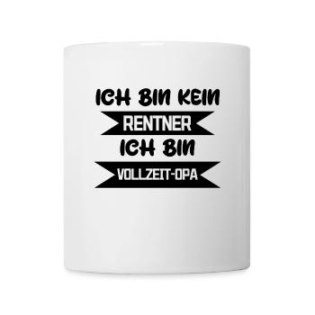 Senior Job Statement Ruhestand Pensionist Rente - Tasse - Weiß - Vorne