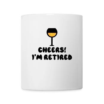 Déclaration de retraite des retraités de la liberté Adieu - Mug blanc - blanc - Devant