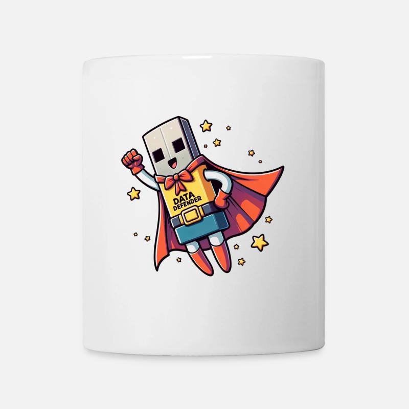 Data Defender - Tasse - Weiß