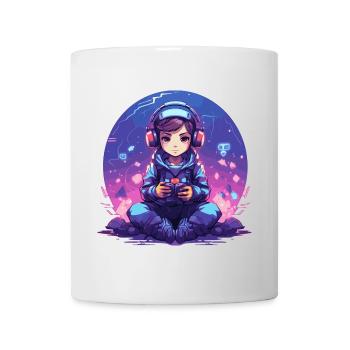 Le jeu est ma vie - Mug blanc - blanc - Devant
