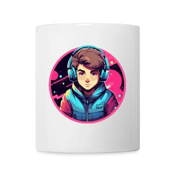Le jeu est ma vie - Mug blanc - blanc - Devant