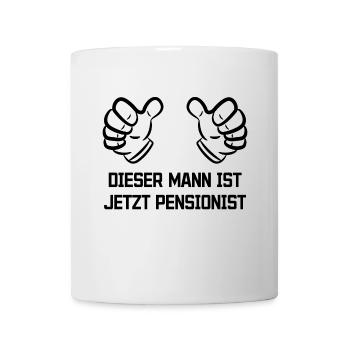 Auszeit Senior Ruhestand Statement Lebensabend - Tasse - Weiß - Vorne