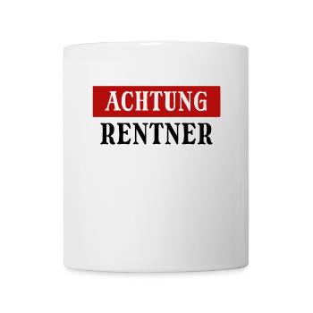 Abschied Ruhestand Statement Rentner Freiheit - Tasse - Weiß - Vorne