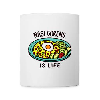 Nasi goreng is life! - Mug - white - Front