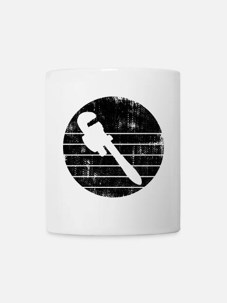 Rohrzange - Tasse - Weiß