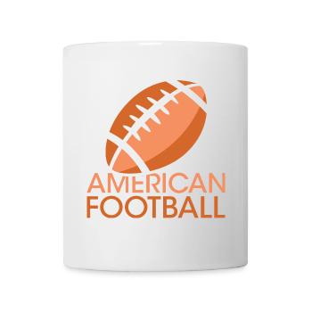 American Football Symbol Logo Fan Friends Evening - Mug - white - Front
