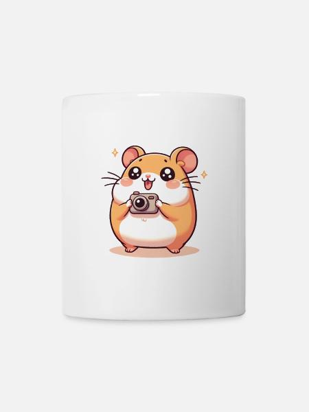 Kamera Hamster - Tasse - Weiß