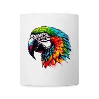 Papageien-Ara - Tasse - Weiß - Vorne