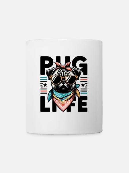 Pug Life Dog - Mug - white