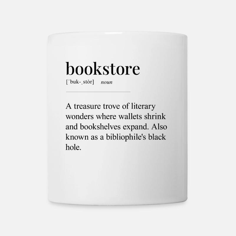 bookstore - dictionary meaning funny - Mug - white