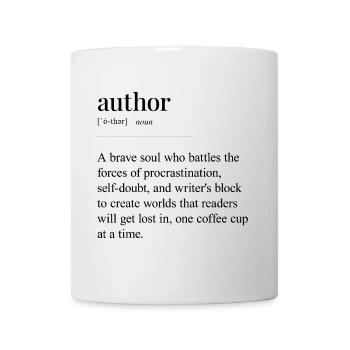 author - funny dictionary meaning - Mug - white - Front