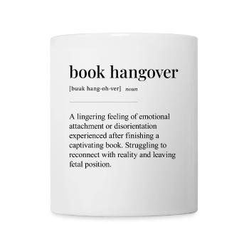 book hangover - Mug - white - Front