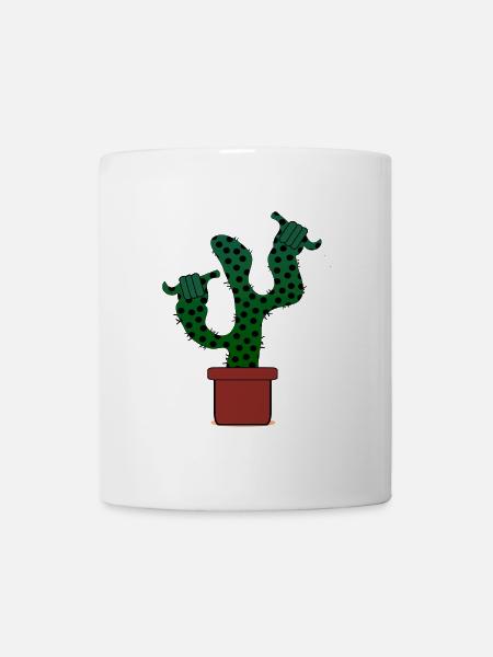 PLANTES GRASSES CACTUS CACTUS SURF - Mug blanc - blanc