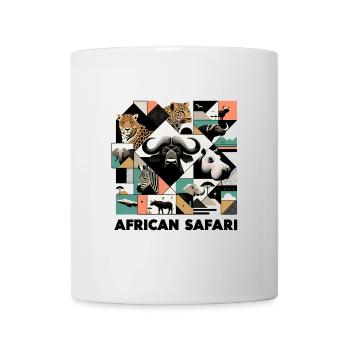 Safari en Afrique - Mug blanc - blanc - Devant