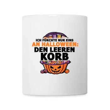Halloween Print für mehr Süßes - Tasse - Weiß - Vorne