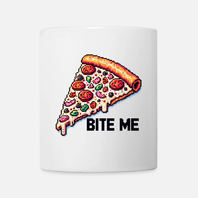 Bite me Pizza - Mug - white