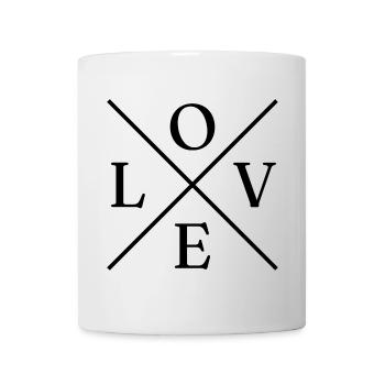 Love - Tasse - Weiß - Vorne