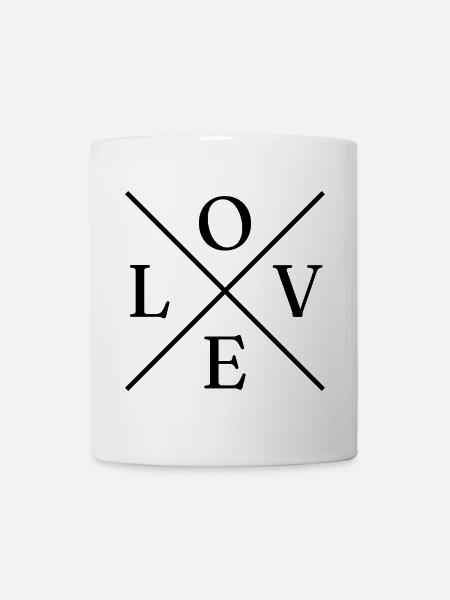 Love - Tasse - Weiß