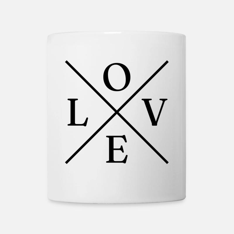 Love - Tasse - Weiß