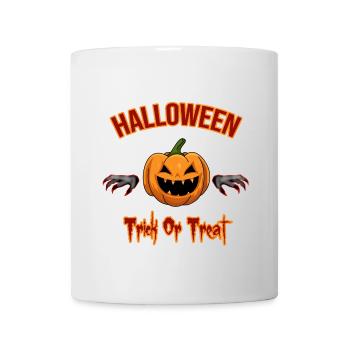 Halloween Pumpkin Trick or treat - Mug - white - Front