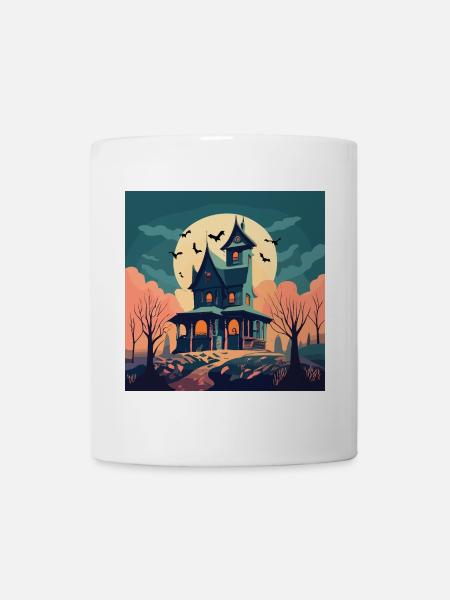 Haunted House - Tasse - Weiß