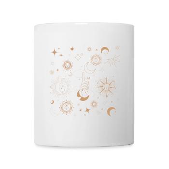Stellar Golden Sun and Moon - Mug - white - Front