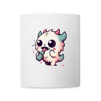 Maquillage et monstres - Mug blanc - blanc - Devant