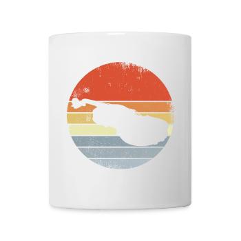 Vintage Violin Drawing - Mug - white - Front
